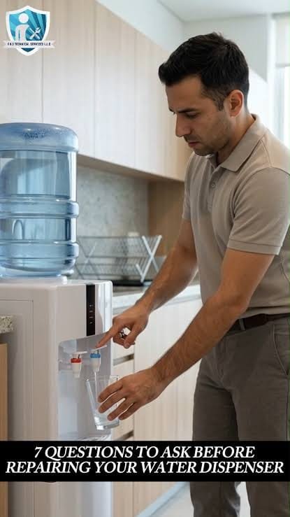 Technician repairing a water dispenser in Hyderabad | HomeFix Pro